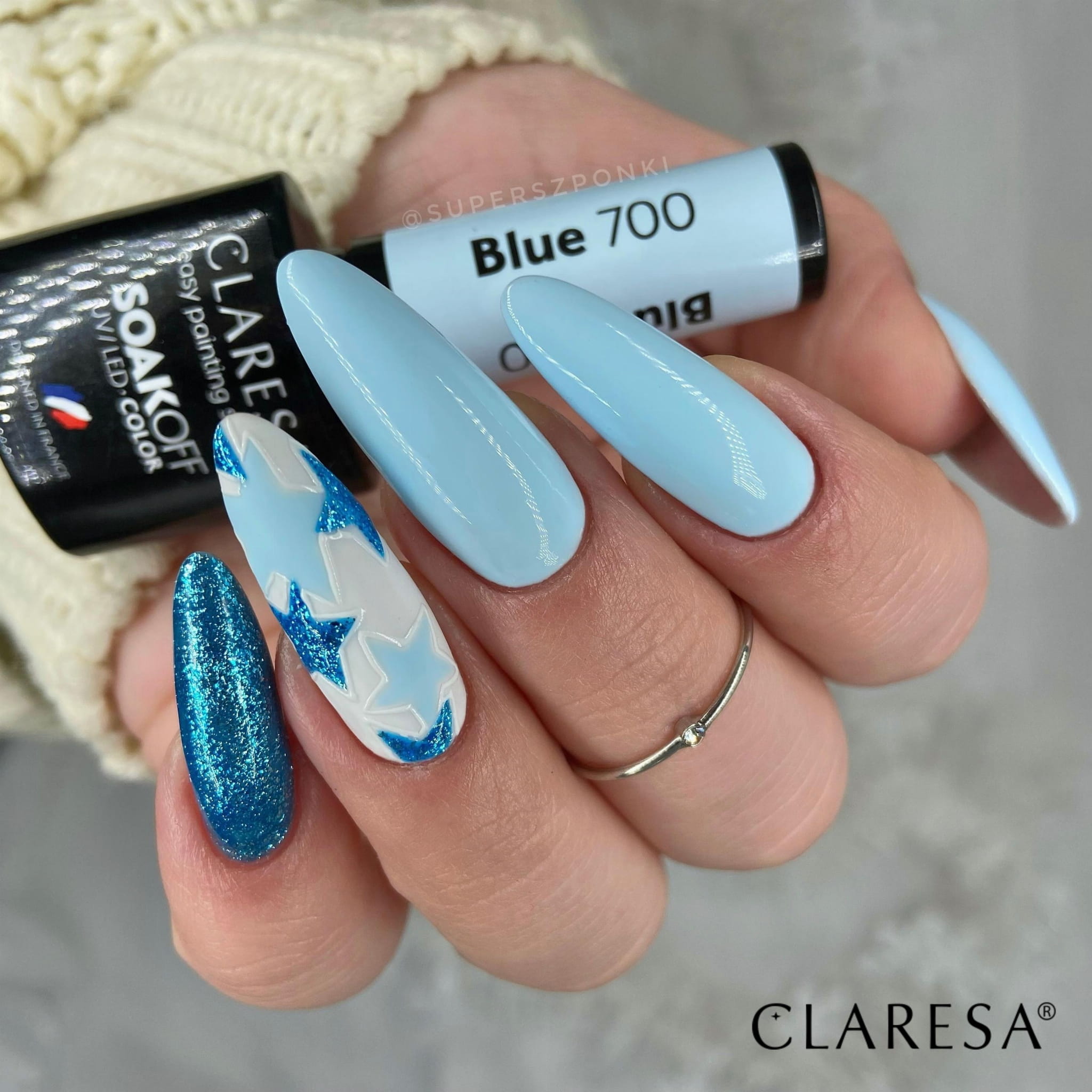 claresa blue 700