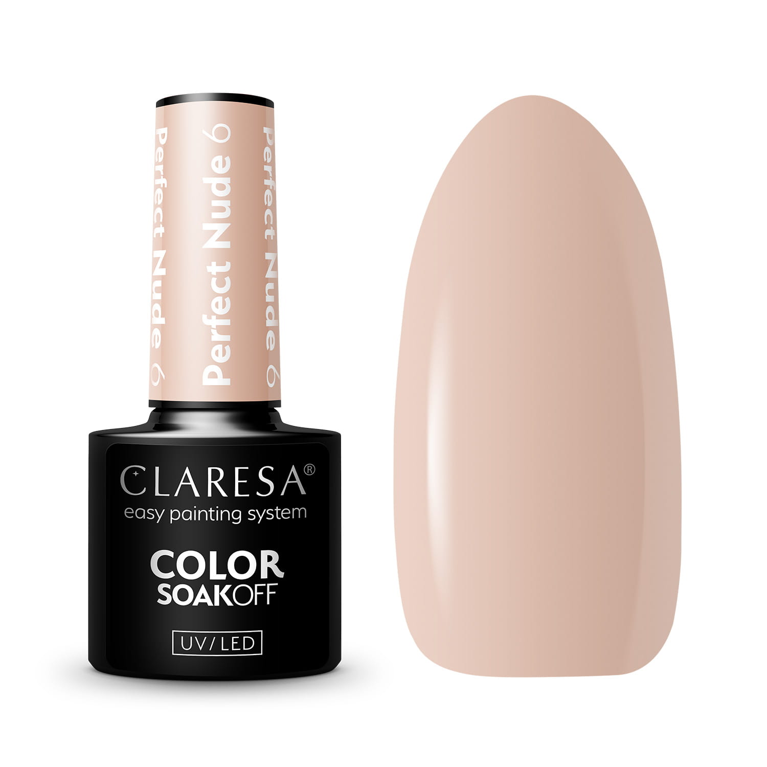 CLARESA PERFECT NUDE BRUSH COSMETICS GEL LAK