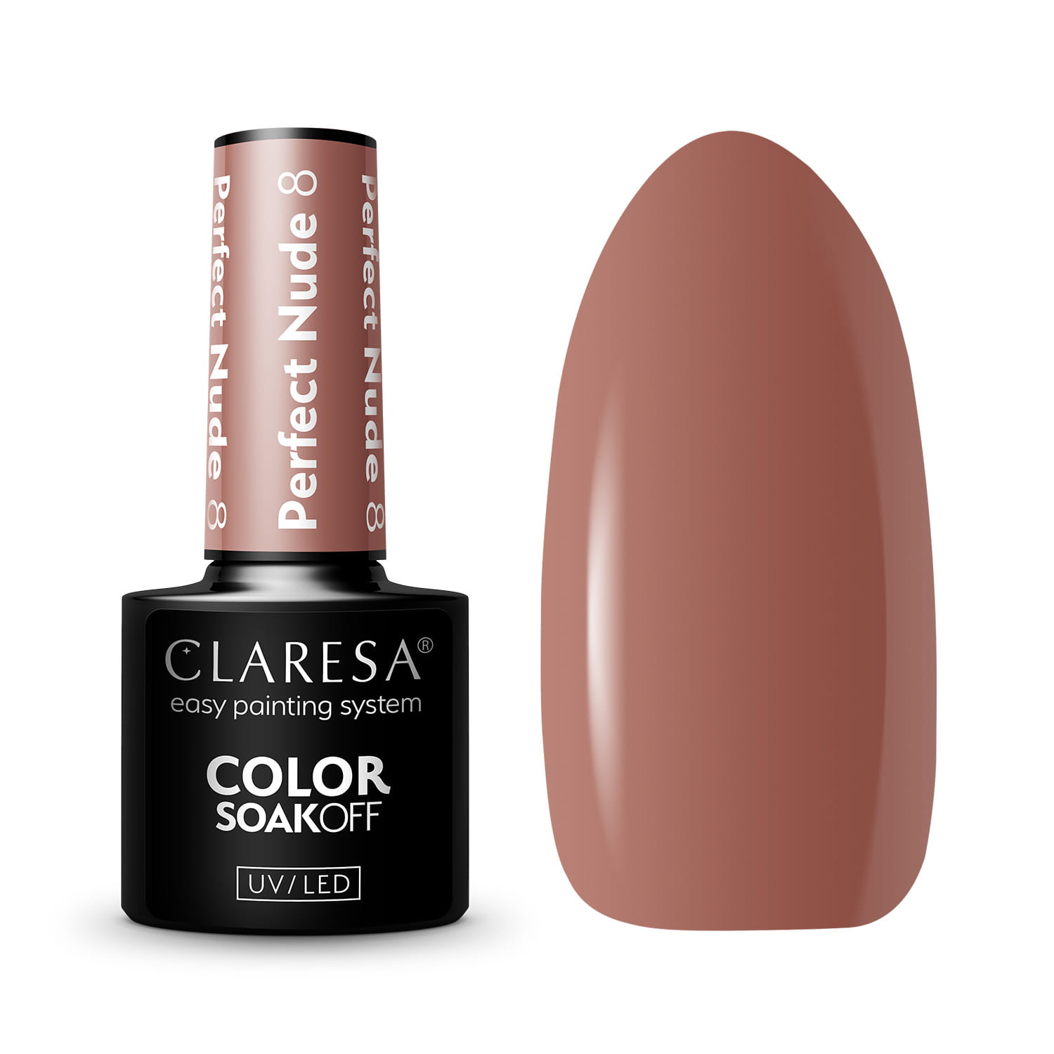 CLARESA PERFECT NUDE BRUSH COSMETICS GEL LAK