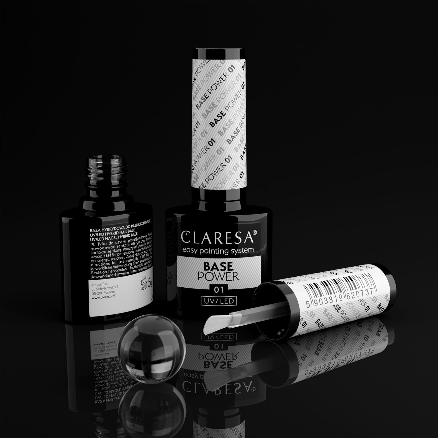 Claresa POWER BASE BRUSH COSMETICS