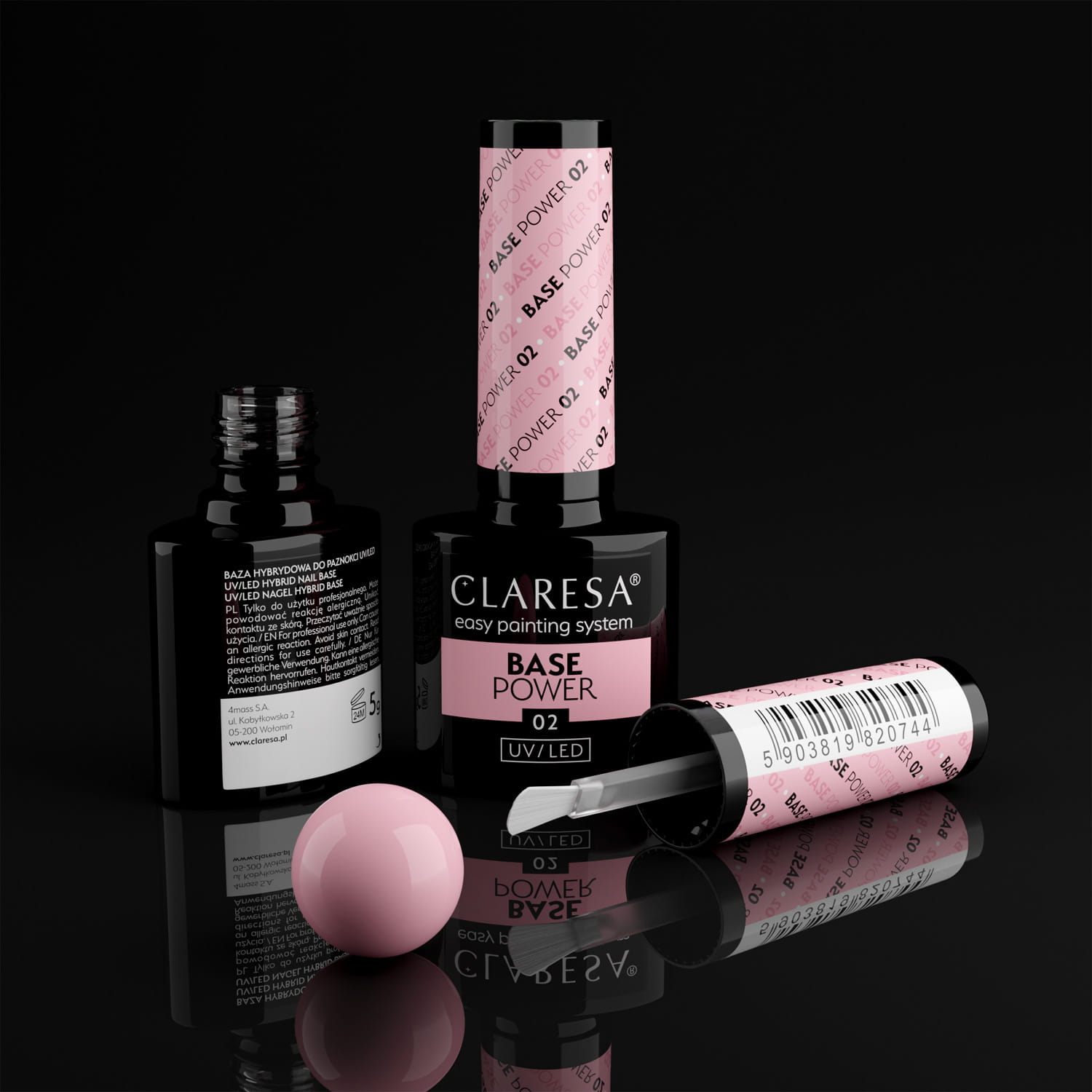 Claresa POWER BASE BRUSH COSMETICS