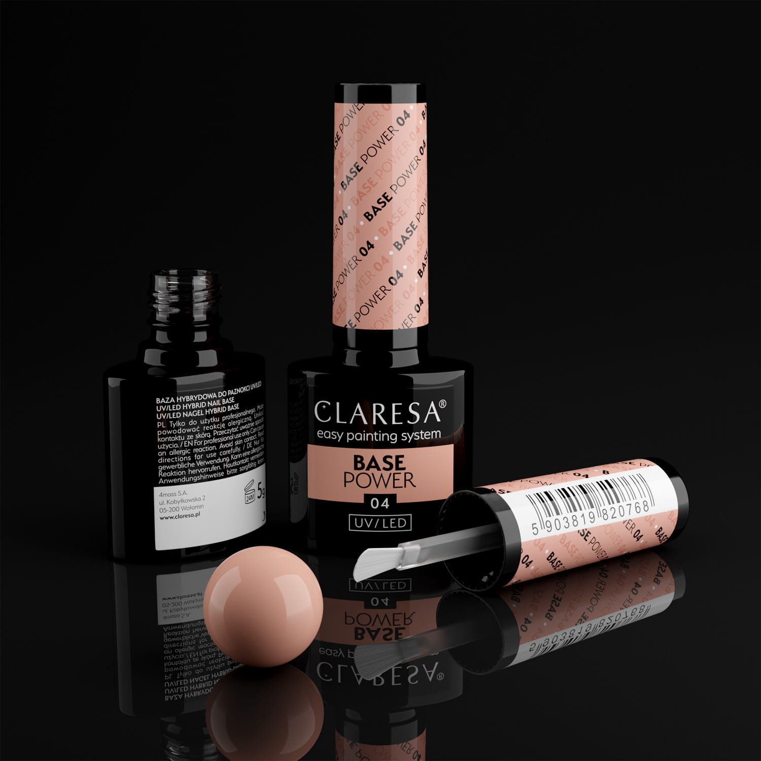 Claresa POWER BASE BRUSH COSMETICS