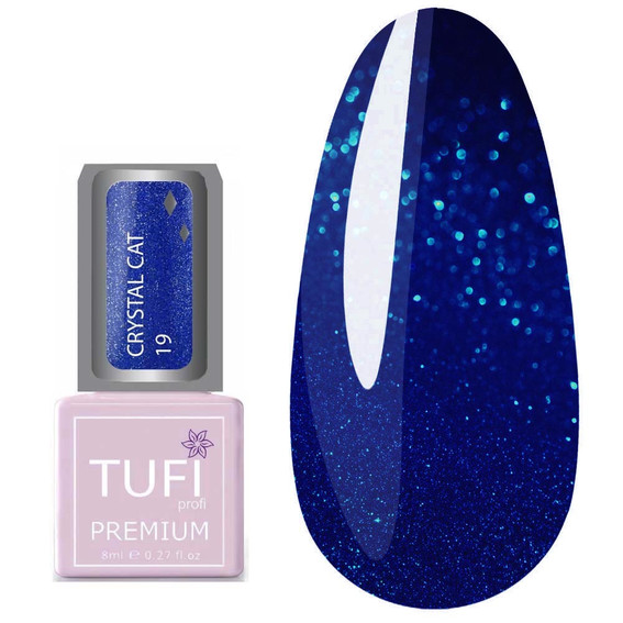 TUFI Profi PREMIUM gel lak Crystal Cat 19