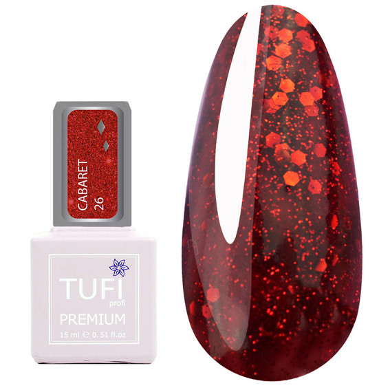 TUFI Profi PREMIUM gel lak Cabaret 26