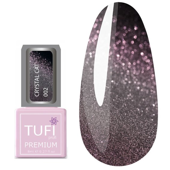 TUFI Profi PREMIUM gel lak Crystal Cat 02