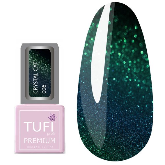 TUFI Profi PREMIUM gel lak Crystal Cat 06