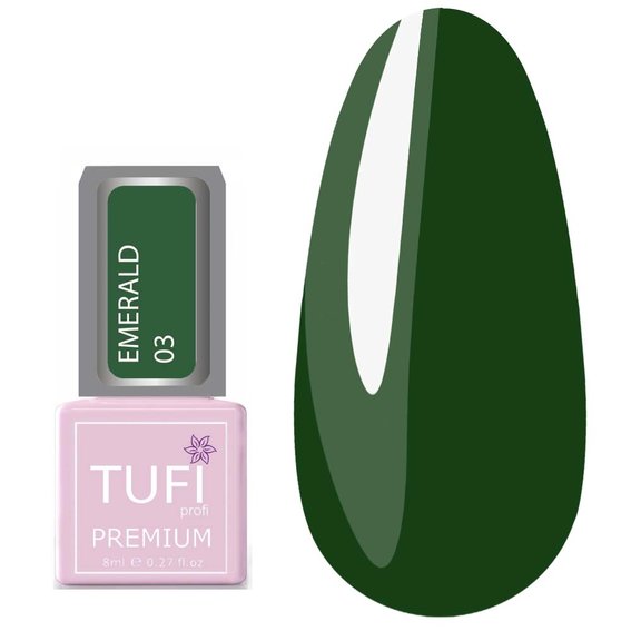 TUFI Profi PREMIUM gel lak Emerald 03