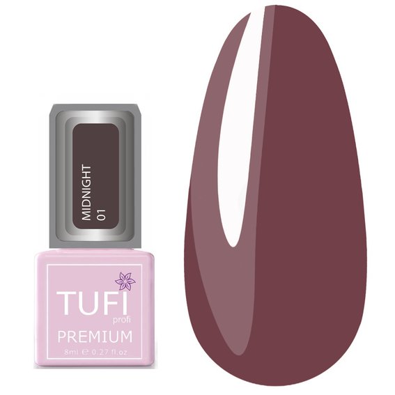 TUFI Profi PREMIUM gel lak Midnight 01