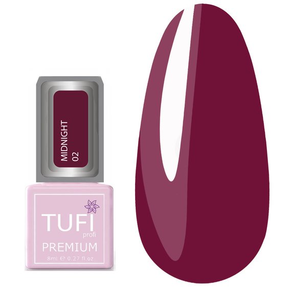 TUFI Profi PREMIUM gel lak Midnight 02