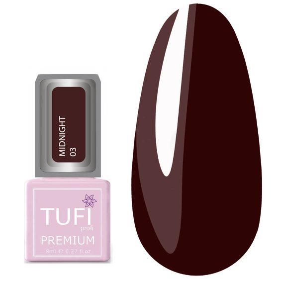 TUFI Profi PREMIUM gel lak Midnight 03