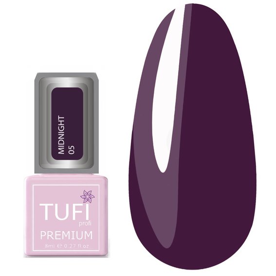TUFI Profi PREMIUM gel lak Midnight 05