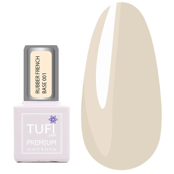 TUFI profi PREMIUM Rubber French Base 01 Baked Milk