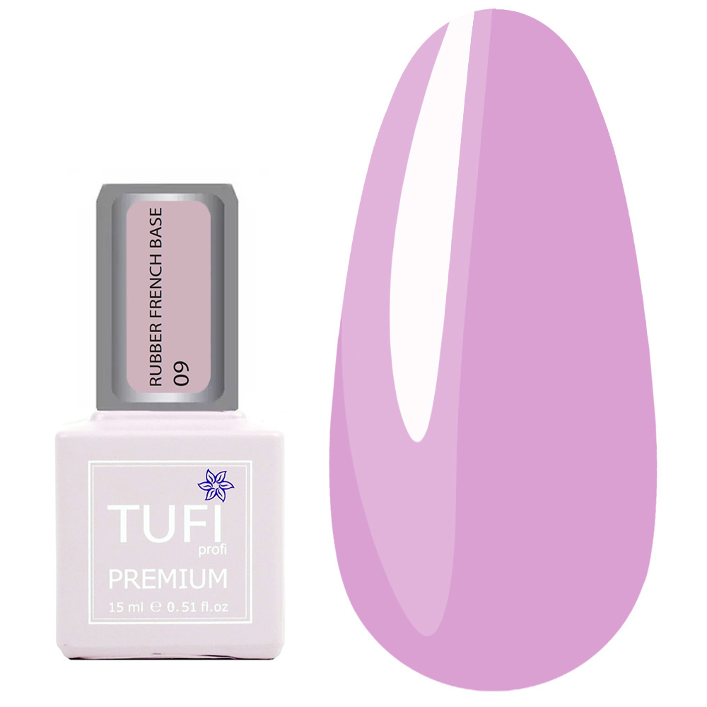 TUFI profi PREMIUM Rubber French Base 09 Cold Rose