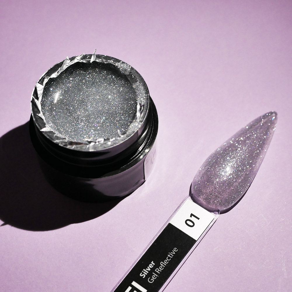 TUFI profi PREMIUM REFLECTIVE GEL 01 Silver Reflection