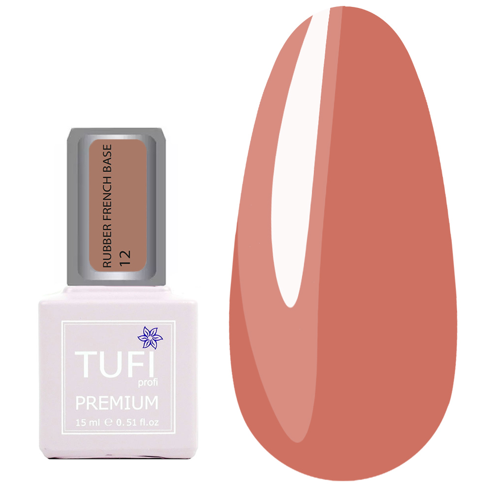 TUFI profi PREMIUM Rubber French Base 12 Sweet Mocha