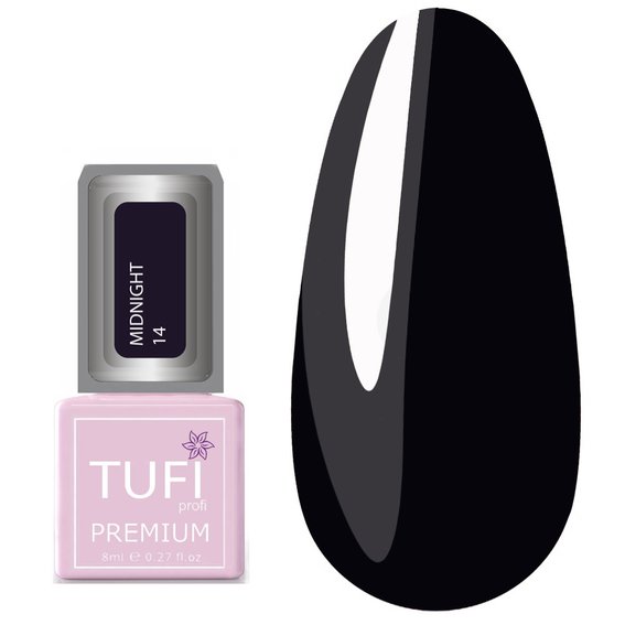 TUFI Profi PREMIUM gel lak Midnight 14