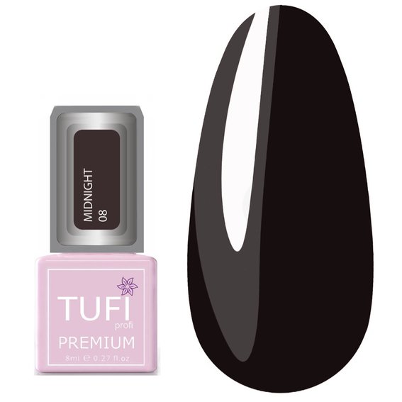 TUFI Profi PREMIUM gel lak Midnight 08